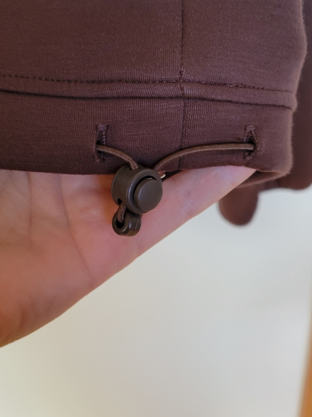 BNWOT Spyder Cropped Brown Half-Zip Pullover Sweatshirt - Picture 4 of 6